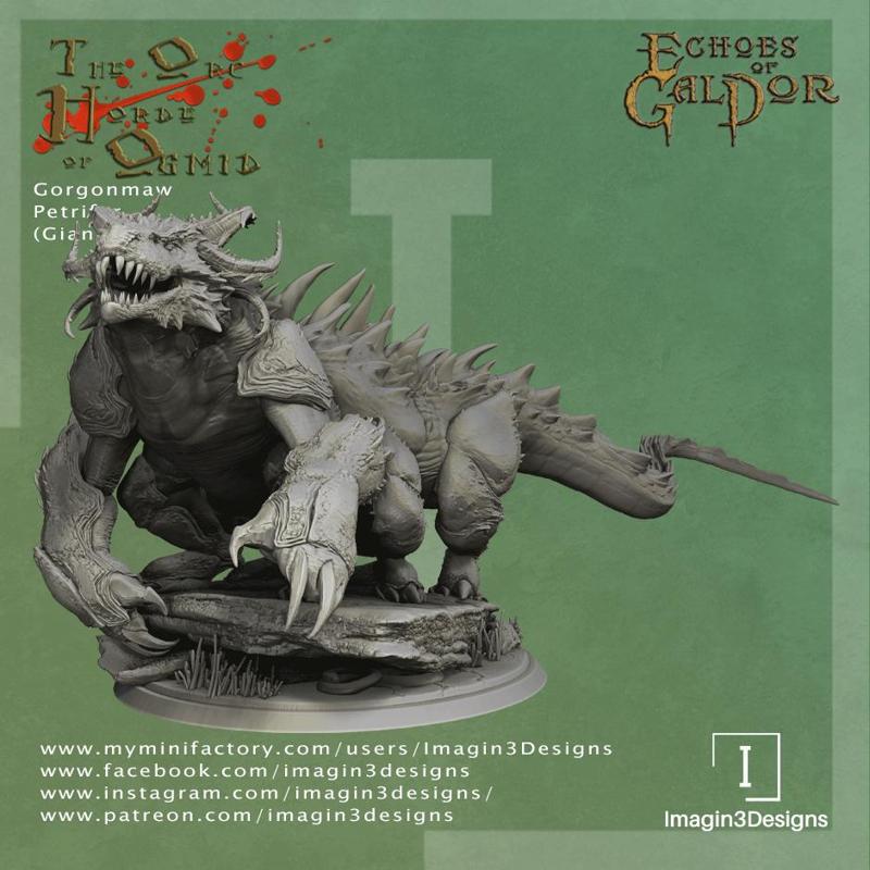 Gorgonmaw Petrifier (Giant Basilisk)
