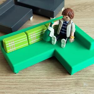 Update - Corner Couch Pillow - Playmobil Dollhouse