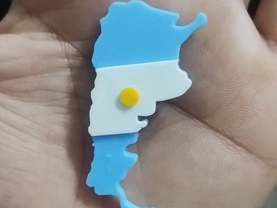 Argentine Shape Badge