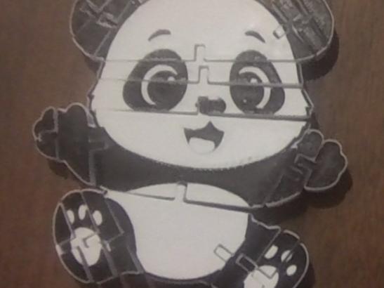 Articulated cute flexi panda