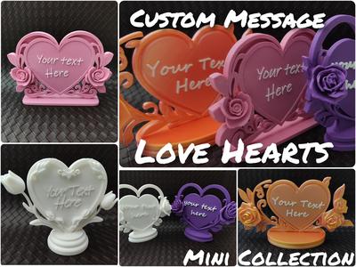 Customizable Love Hearts Collection for Mothersday
