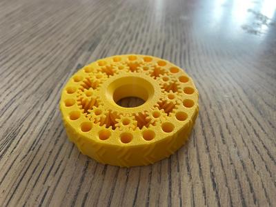 Double Helical Fidget Spinner - 67mm Diameter
