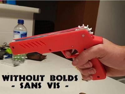 12 Shot Rubber Band Gun (without Bolts)