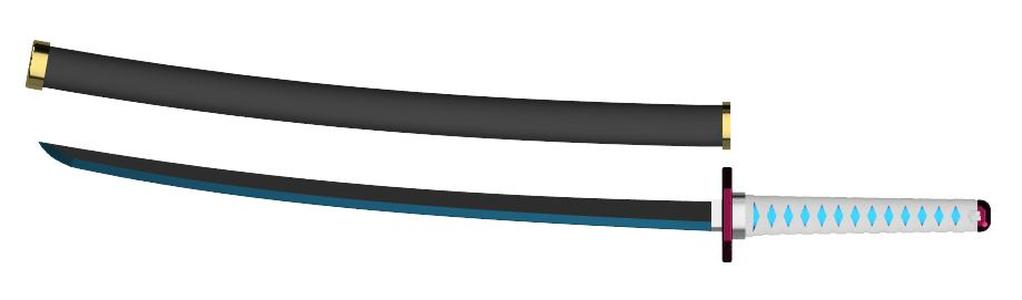 Katana of Tomioka Giyuu in Kimetsu no Yaiba (mini katana 42cm)