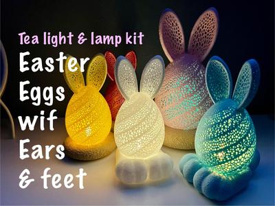 Easter Bunny Egg Lamp 