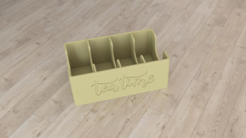 Tea Storage Box Organizer - Tea Time