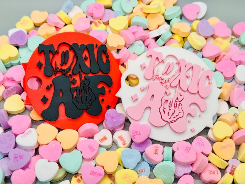 Toxic AF Lid Topper for Stanley 40oz