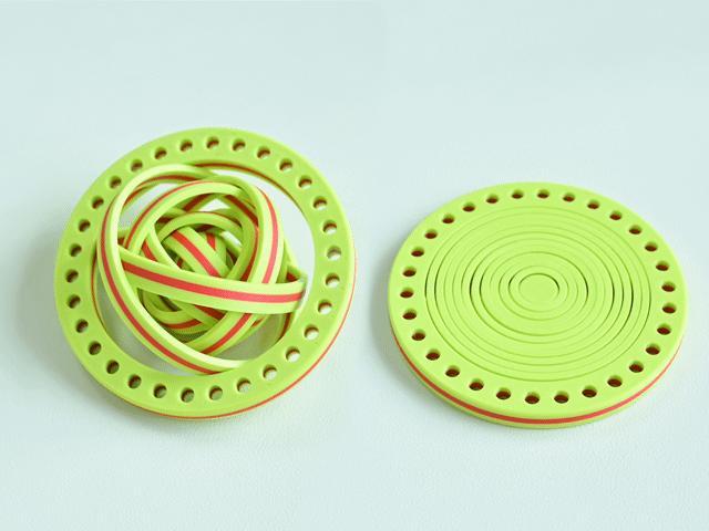 Twelve-sided rotating fidget toy (can be used as a coaster)