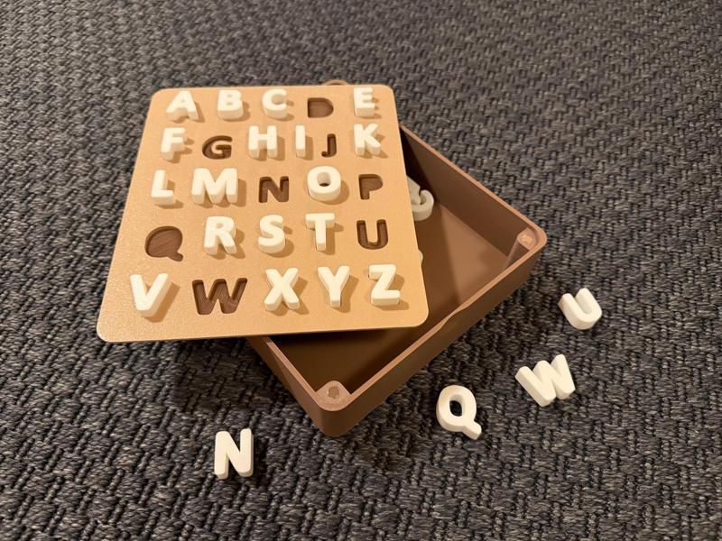 Alphabet Puzzle Box