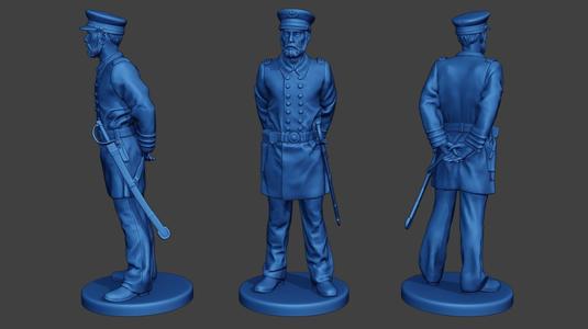 American Naval Officer Stand2 Civil War Union ACWUS1