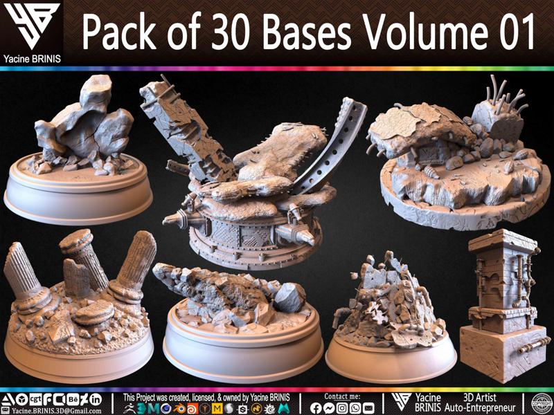 Pack of 30 Bases Volume 01