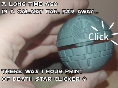 Star Wars Death Star Clicker fidget keychain