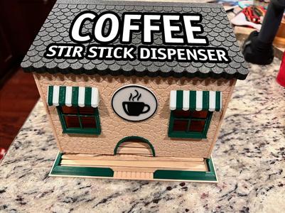 Coffee Stir Stick Dispenser House