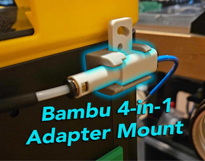 Bambu 4-in-1 PTFE Adapter Mount