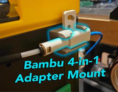 Bambu 4-in-1 PTFE Adapter Mount