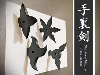 Shuriken Magnet — Ninja Weapons