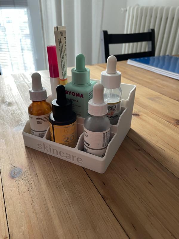 Skincare organizer