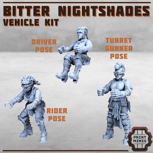 Bitter Nightshades - Vehicle Kit x3 poses