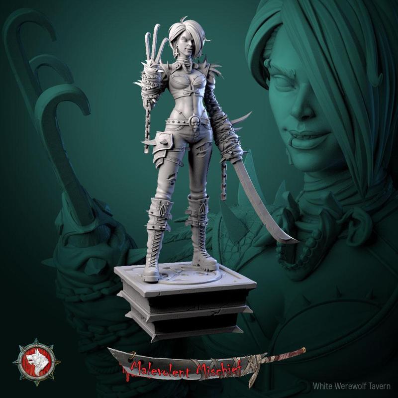 The Crimson Huntress Kali  75mm scale