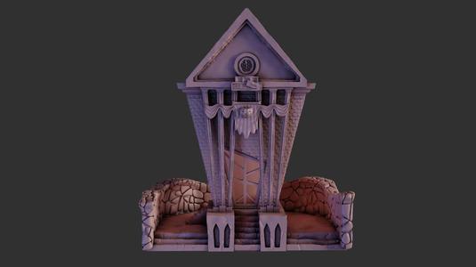 City Hall - Halloween Town Project 3D Print Model