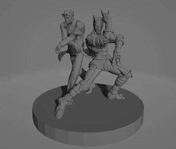 Yoshikage Kira and Killer Queen Miniature