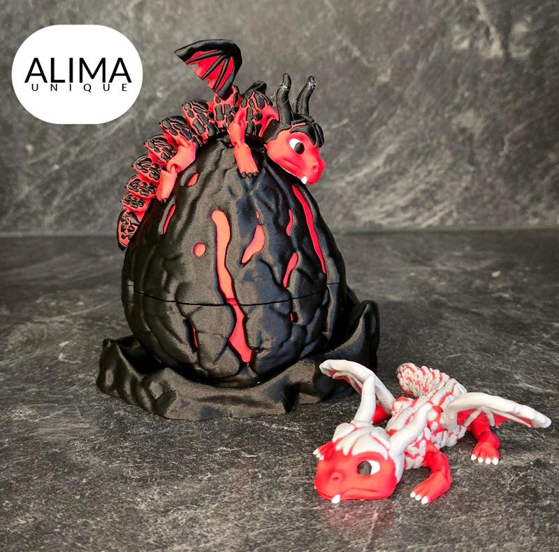 Lava dragon + 3MF included