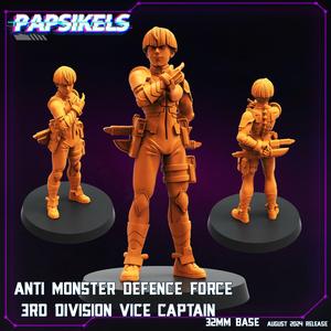 ANTI MONSTER DEFENCE FORCE 3RD DIVISION VICE CAPTAIN