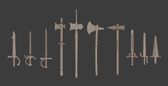 100Plus European Renaissance Weapons Complete