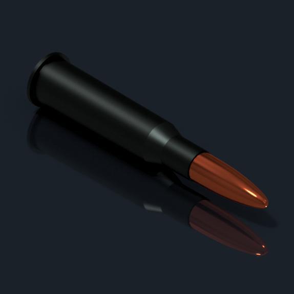 7.62mm X 54mm R Bullet