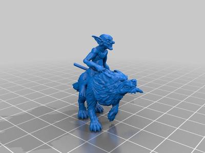 Goblin Wolf Rider A 