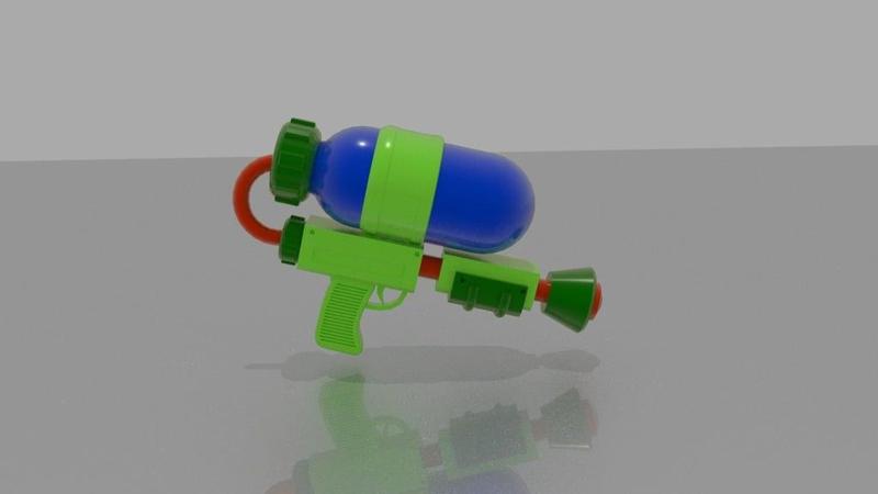 Splatoon ink gun