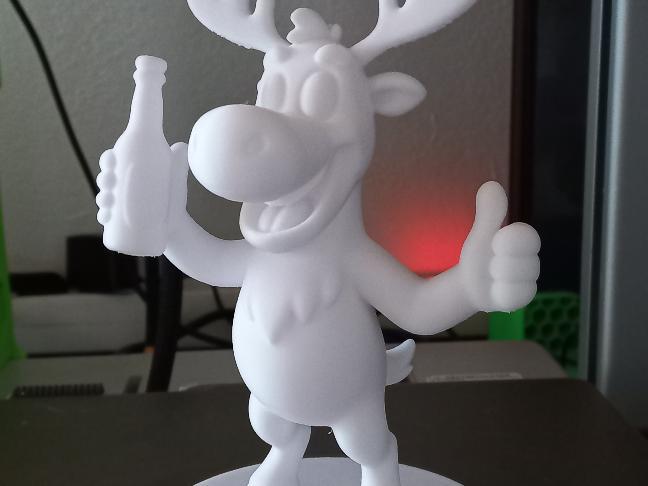 Funny Moose with Beer