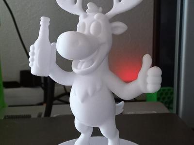 Funny Moose with Beer