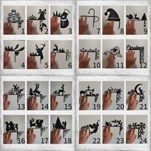 Christmas door corner decor (24 pieces)