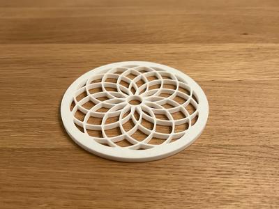 Lotus Mandala Coaster
