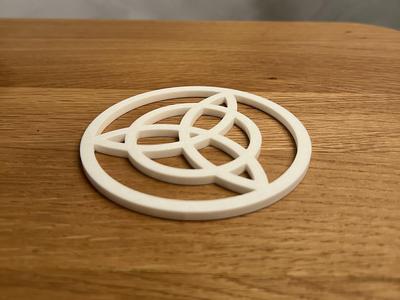 Celtic Knot Coaster - Triquetra