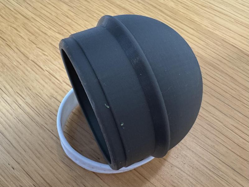 Hemisphere End Cap for 75mm Ducting