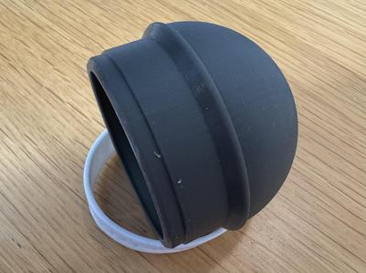 Hemisphere End Cap for 75mm Ducting