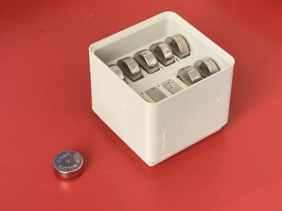 10x LR44 battery bin for storage box by Pred