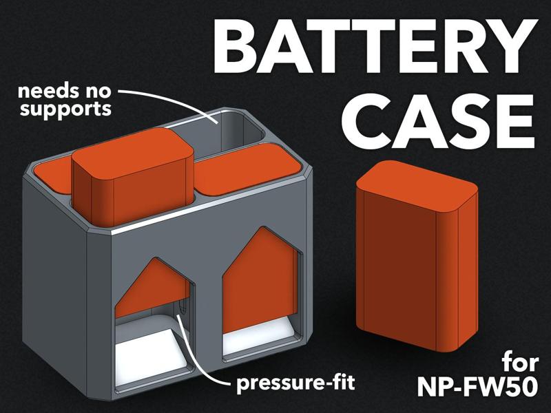 NP-FW50 Sony Camera Battery Case (Quad Version)