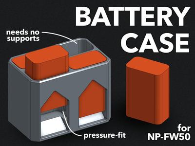 NP-FW50 Sony Camera Battery Case (Quad Version)