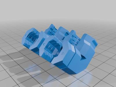 Multiboard 8mm Dual Offset Snap (DS Part A) Inside Corner Bracket