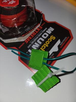 extreme low profile cable clip