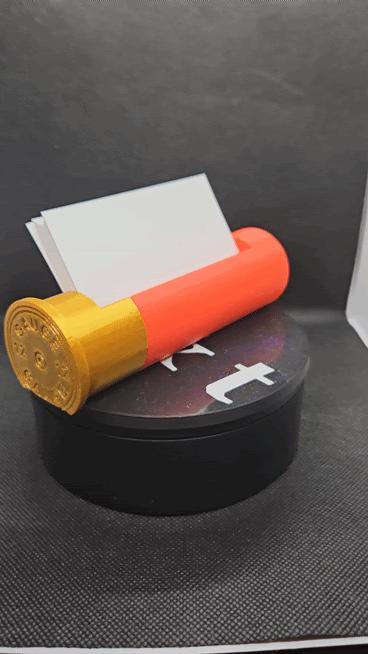 12 ga. Shotgun Shell business card holder. 
