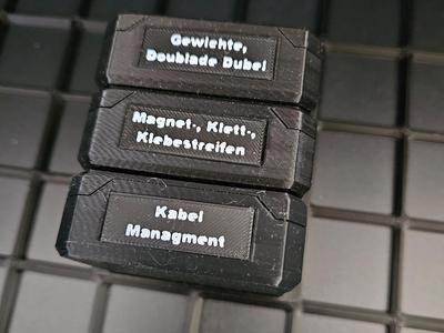 Gridfinity Clamshell Box Organizer (2x2) - Remix