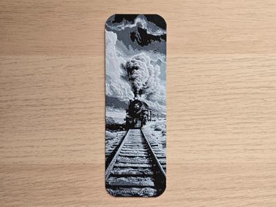 Old West Train Bookmark