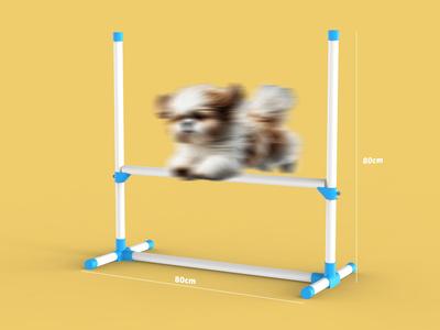 Dog Agility - bar jump obstacle