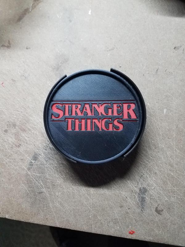 Stranger Things Coasters and Holder