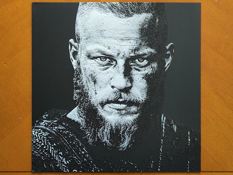 Ragnar Lothbrok Vikings Hueforge - 3 Colours