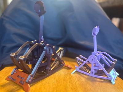 Catapult with leaf springs 150% A1 Mini max size